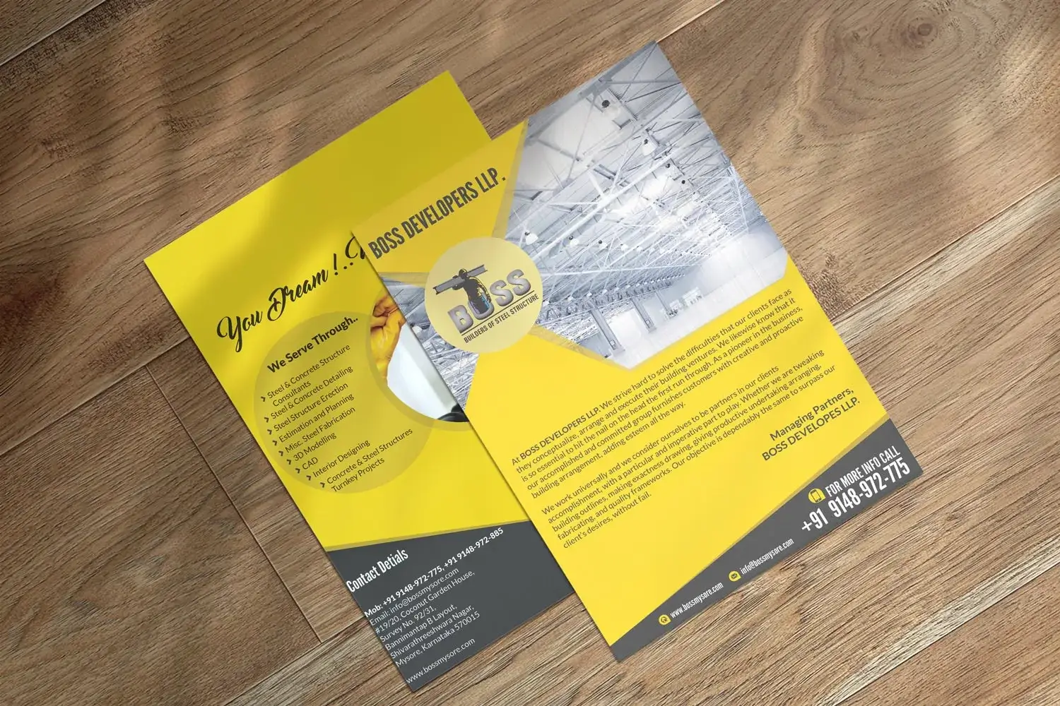 Boss Broucher Design